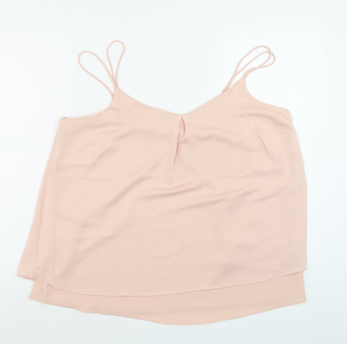 Womens UK Size 14 Wallis Beige Camisole Tank