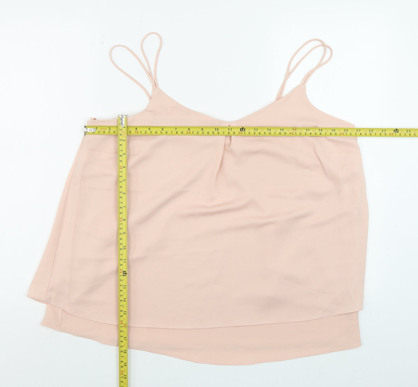 Womens UK Size 14 Wallis Beige Camisole Tank