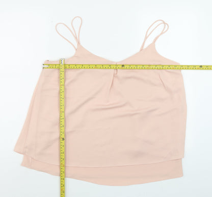 Womens UK Size 14 Wallis Beige Camisole Tank