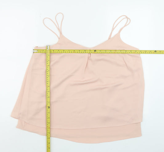 Womens UK Size 14 Wallis Beige Camisole Tank