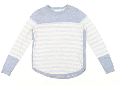 Womens UK Size 10 Mantaray Blue Pullover Jumper