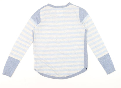 Womens UK Size 10 Mantaray Blue Pullover Jumper