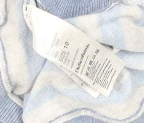 Womens UK Size 10 Mantaray Blue Pullover Jumper