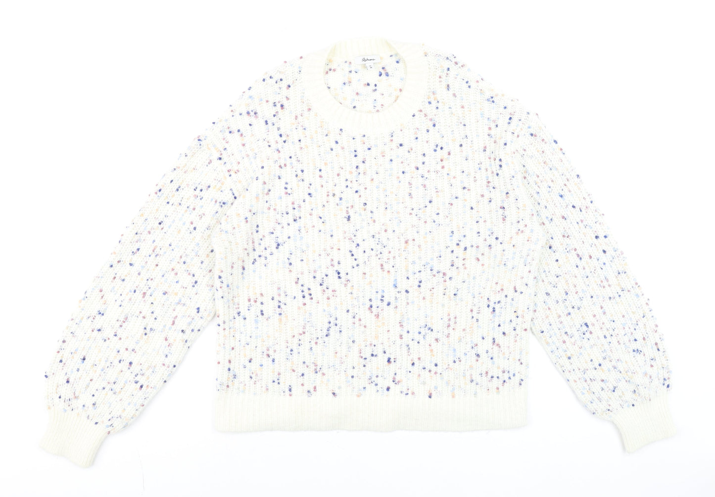 Womens UK Size M Reitmans Ivory Pullover Jumper