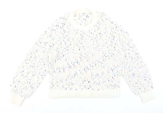 Womens UK Size M Reitmans Ivory Pullover Jumper