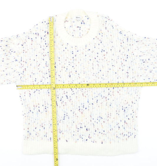 Womens UK Size M Reitmans Ivory Pullover Jumper