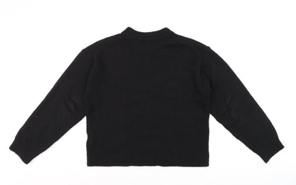 Womens UK Size XS H&M Black Pullover Jumper