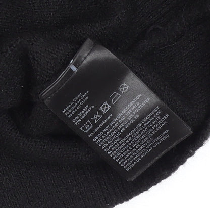 Womens UK Size XS H&M Black Pullover Jumper