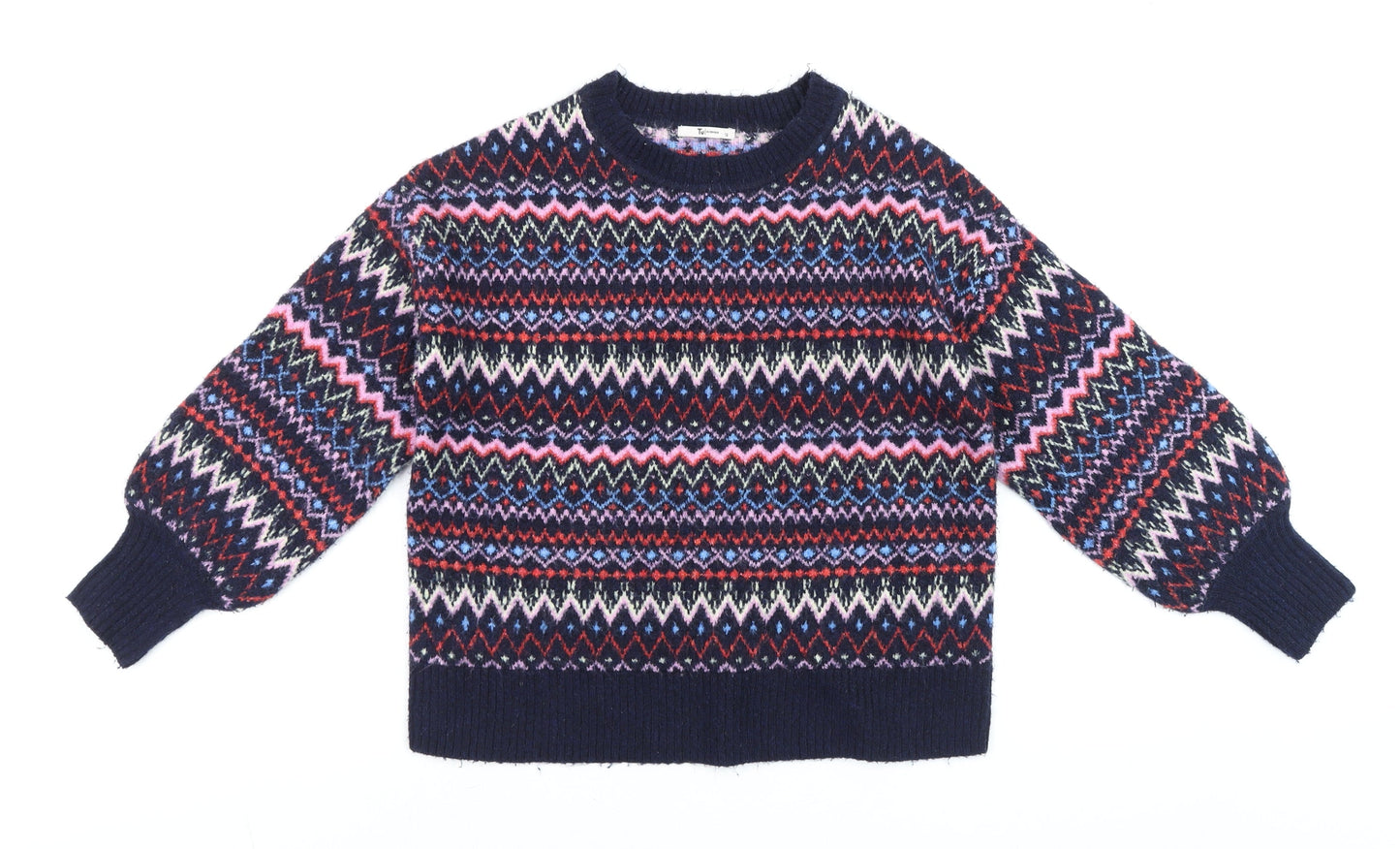 Womens UK Size 12 TU Multicoloured Pullover Jumper