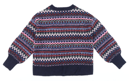 Womens UK Size 12 TU Multicoloured Pullover Jumper