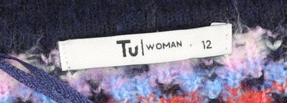 Womens UK Size 12 TU Multicoloured Pullover Jumper