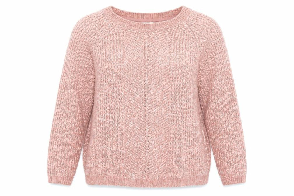 FatFace Women Pink Chunky Knit Pullover Jumper Size 12