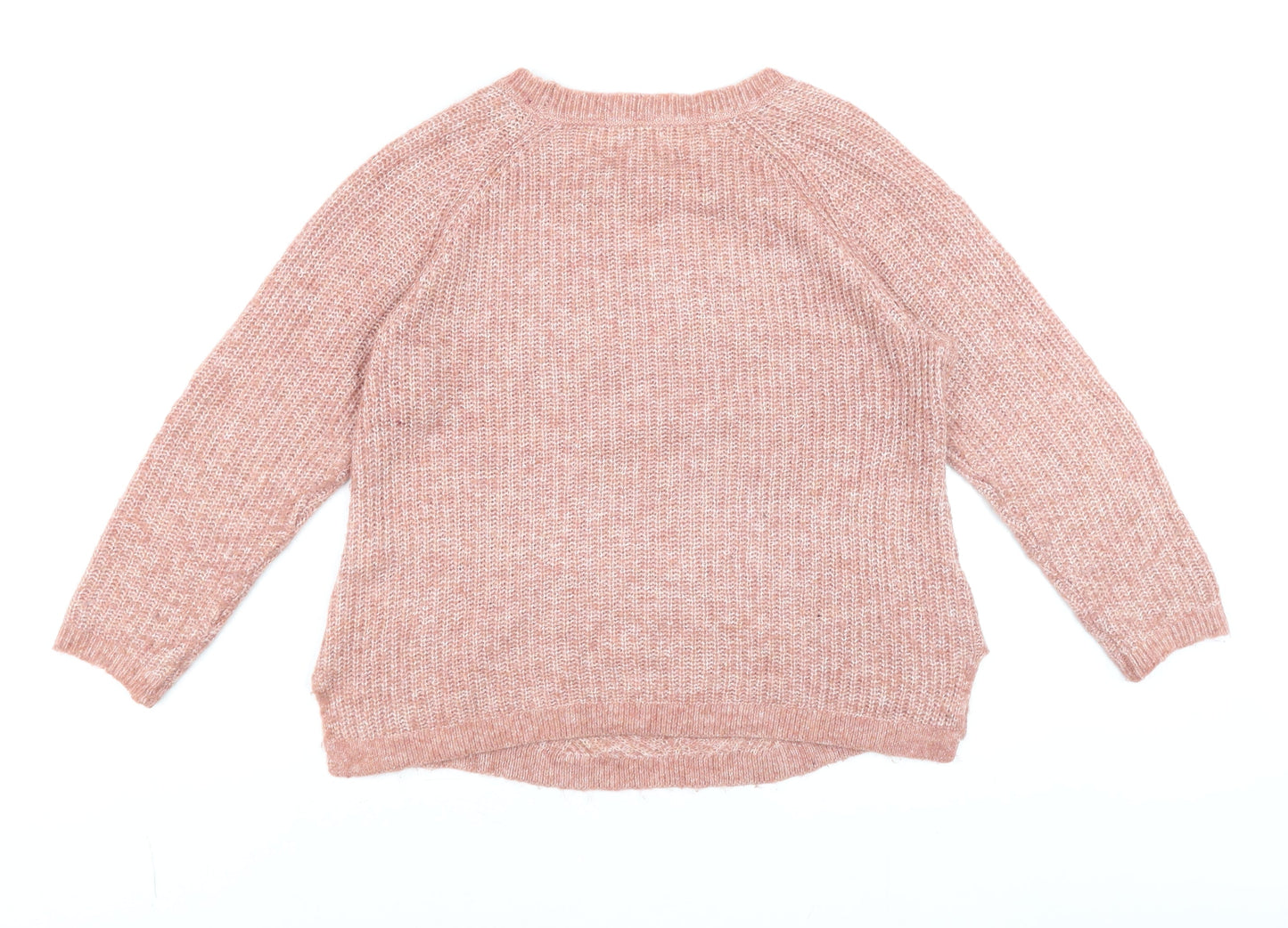 Womens UK Size 12 Fat Face Pink Pullover Jumper