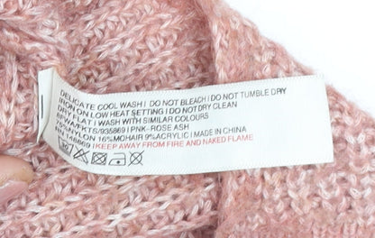 Womens UK Size 12 Fat Face Pink Pullover Jumper