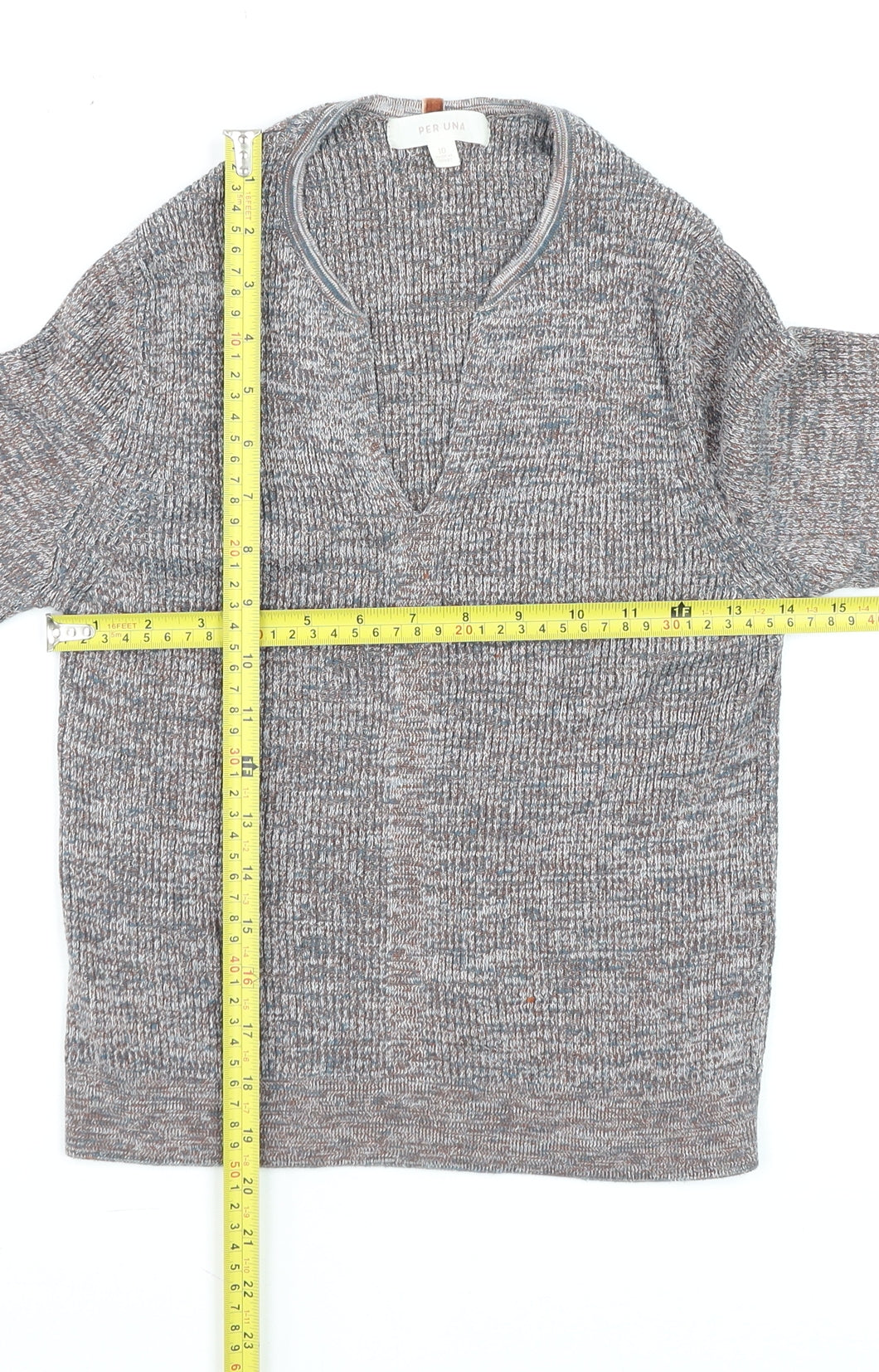 Womens UK Size 10 Marks and Spencer Multicoloured Basic Blouse