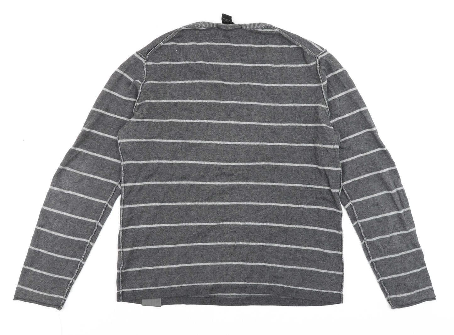 Mens UK Size M Calvin Klein Jeans Grey Pullover Jumper