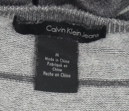Mens UK Size M Calvin Klein Jeans Grey Pullover Jumper