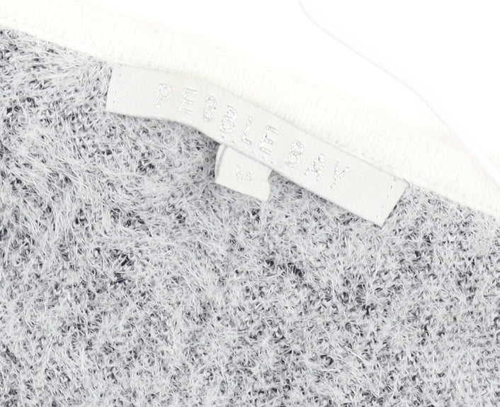 Womens UK Size M Pebble Bay White Cardigan Jumper