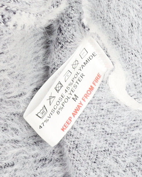 Womens UK Size M Pebble Bay White Cardigan Jumper