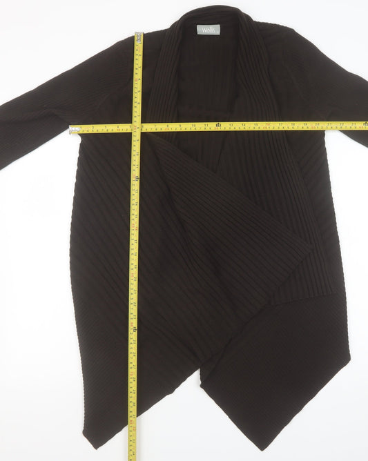 Womens UK Size S Wallis Black Cardigan Jumper