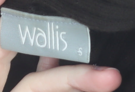 Womens UK Size S Wallis Black Cardigan Jumper