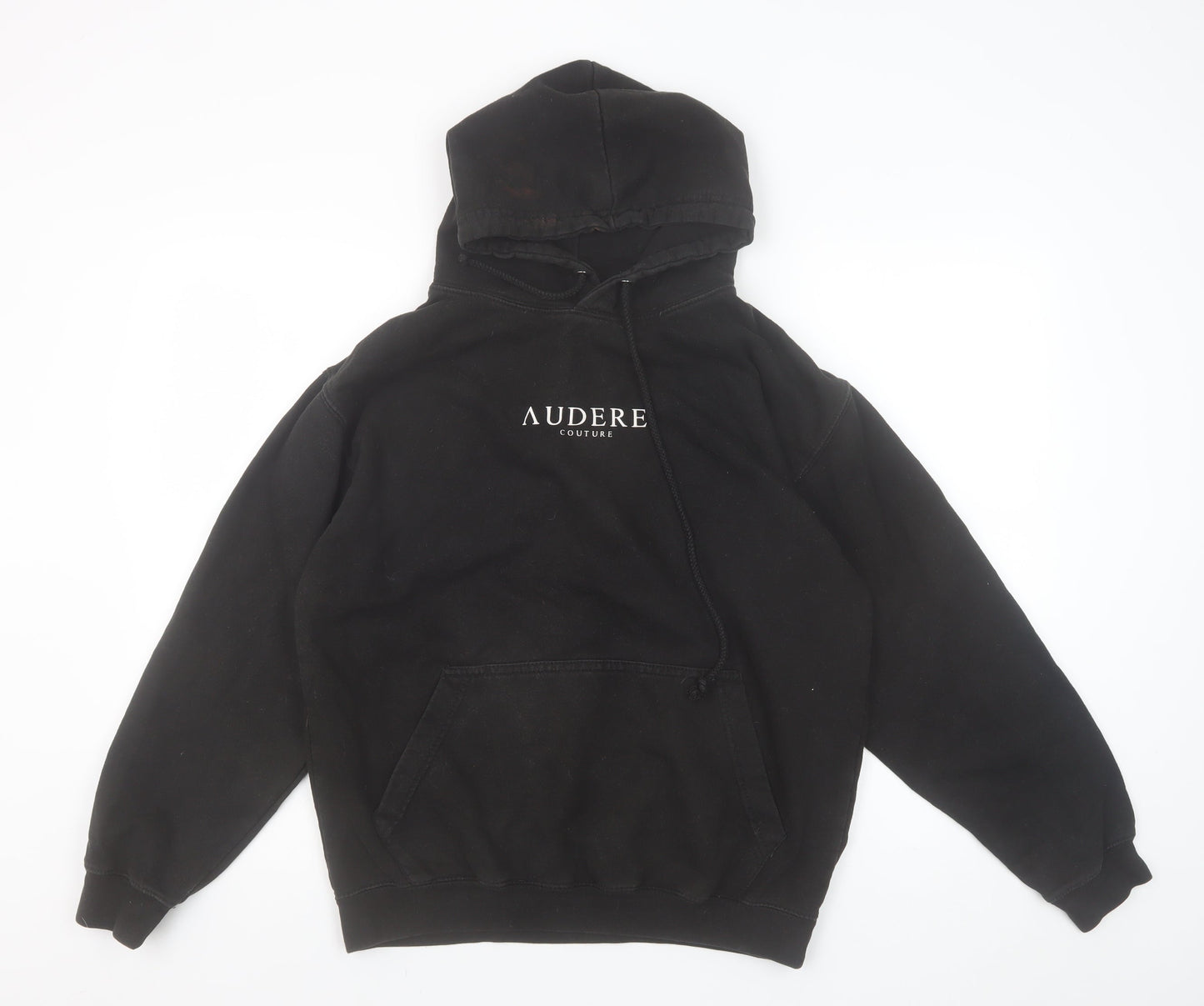 Womens UK Size M Audere Couture Black Pullover Hoodie