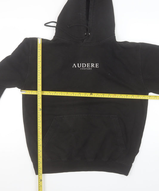 Womens UK Size M Audere Couture Black Pullover Hoodie
