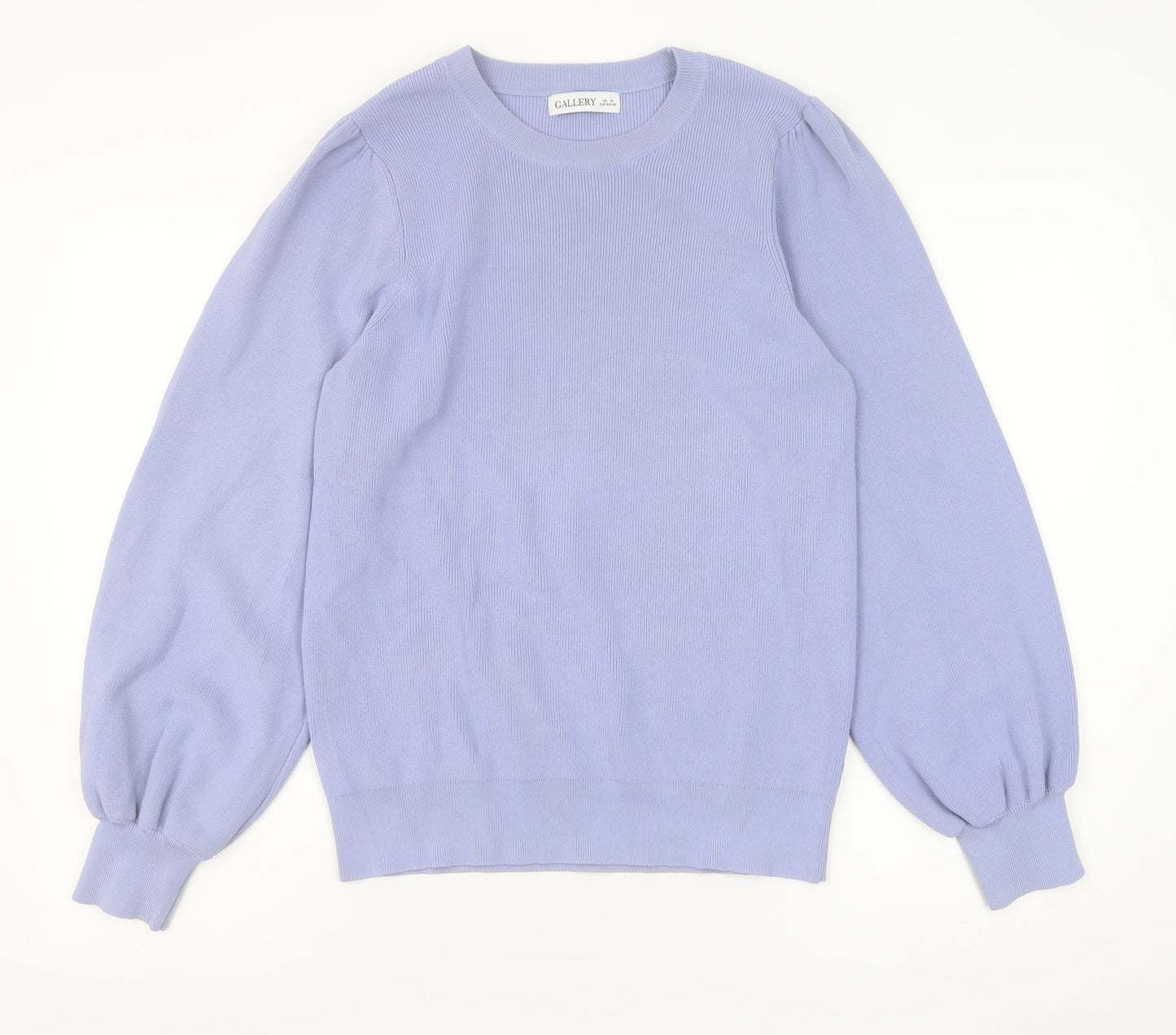 Womens UK Size M Gallery Purple Pullover Jumper