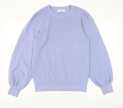 Womens UK Size M Gallery Purple Pullover Jumper