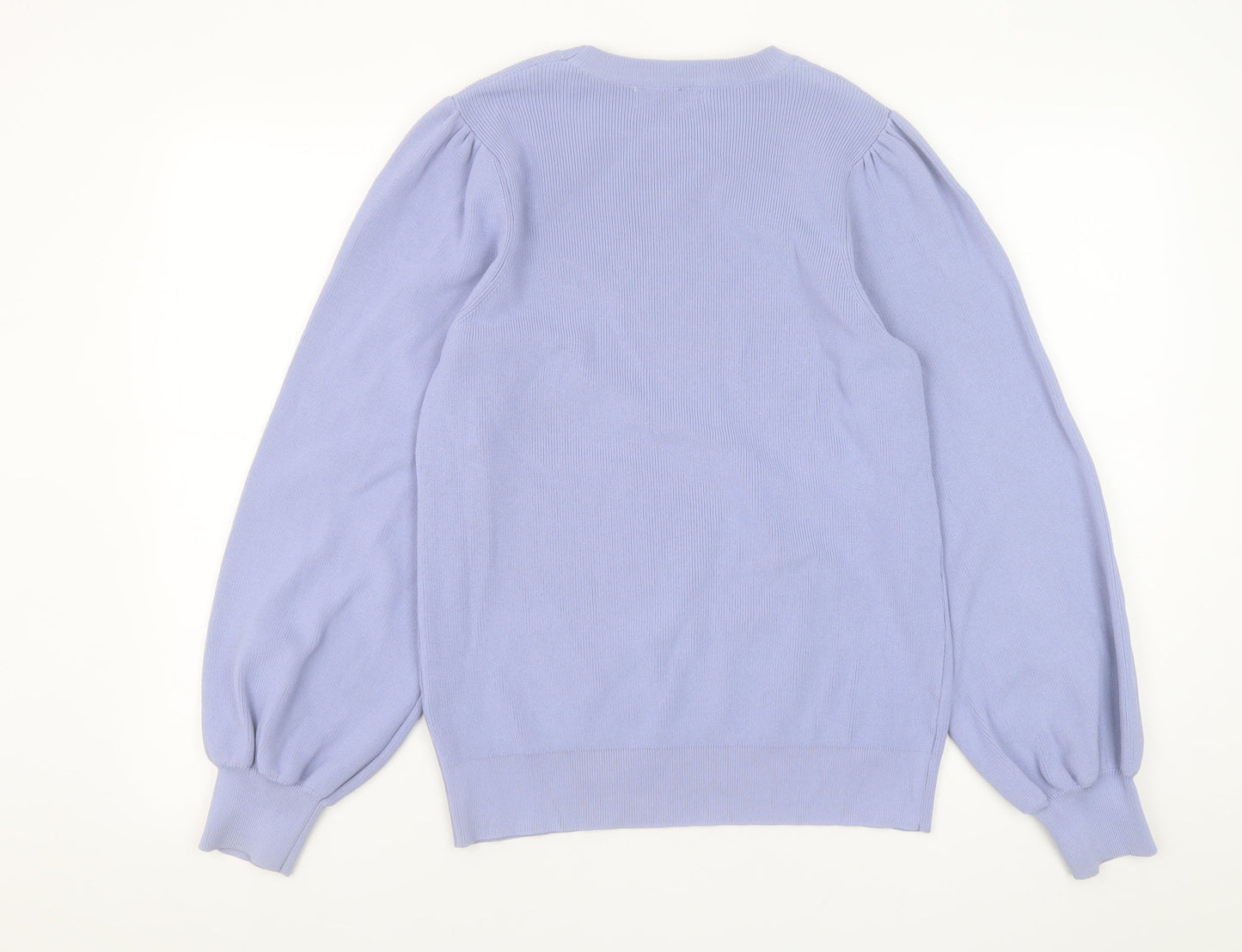 Womens UK Size M Gallery Purple Pullover Jumper