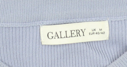 Womens UK Size M Gallery Purple Pullover Jumper