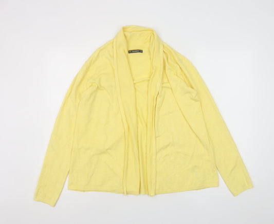 Womens UK Size S Dunnes Yellow Cardigan Jumper