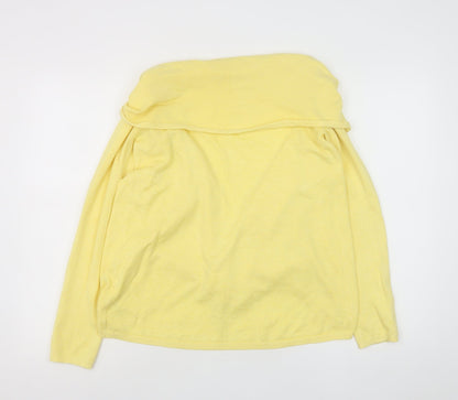 Womens UK Size S Dunnes Yellow Cardigan Jumper