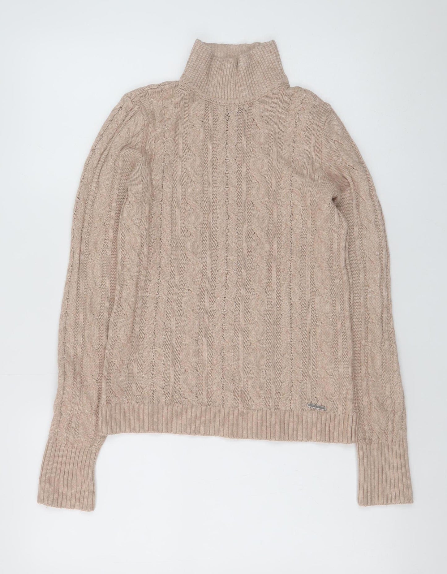 Womens UK Size S Abercrombie & Fitch Beige Pullover Jumper