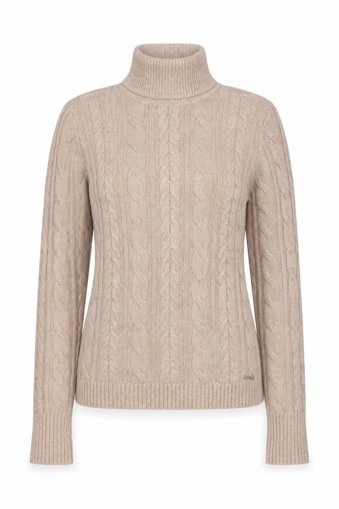 Womens UK Size S Abercrombie & Fitch Beige Pullover Jumper
