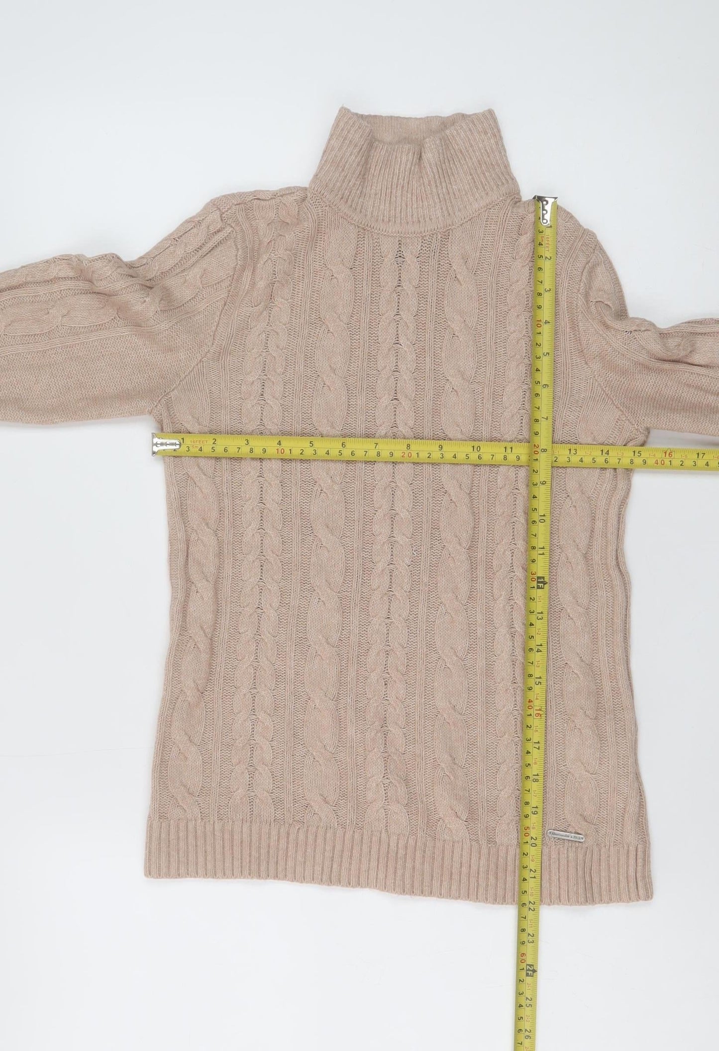 Womens UK Size S Abercrombie & Fitch Beige Pullover Jumper