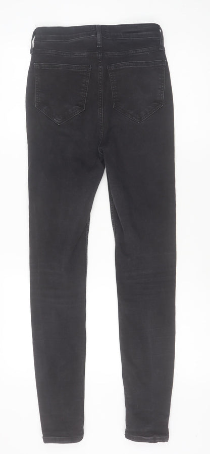 Womens UK Size 10 River Island Slim Fit Skinny Black Jeans