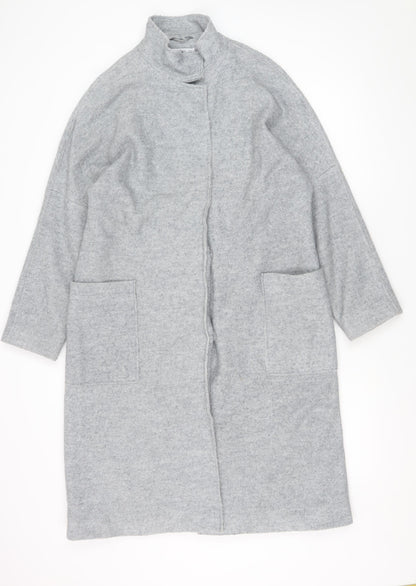 Womens UK Size M Gallery Grey Overcoat