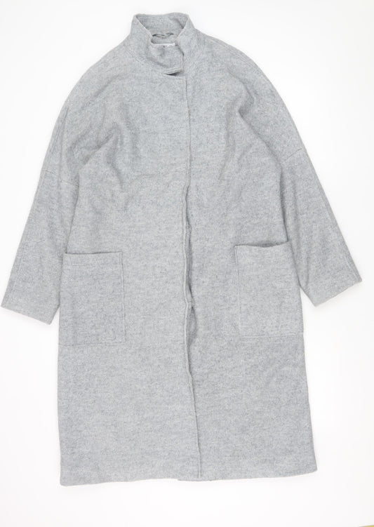 Womens UK Size M Gallery Grey Overcoat