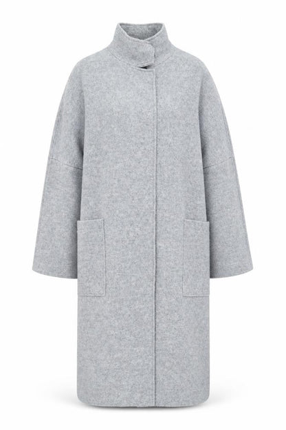 Womens UK Size M Gallery Grey Overcoat