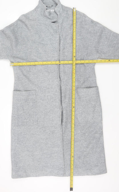 Womens UK Size M Gallery Grey Overcoat