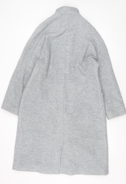 Womens UK Size M Gallery Grey Overcoat