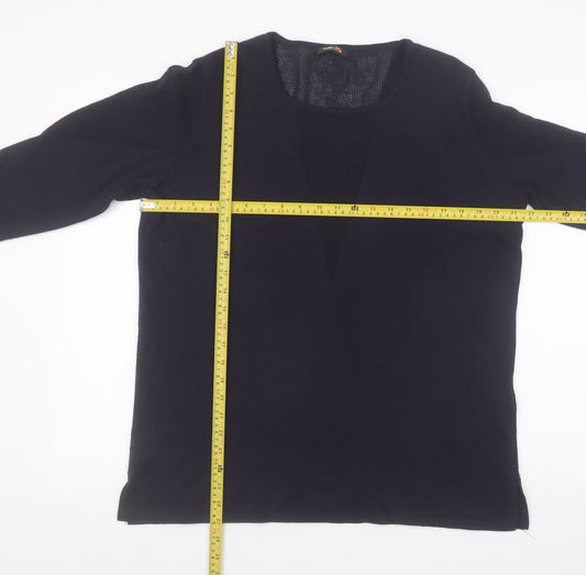 Womens UK Size 16 That's Me Black Pullover Jumper