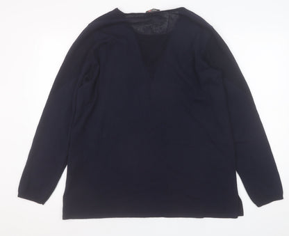 Womens UK Size 16 That's Me Black Pullover Jumper