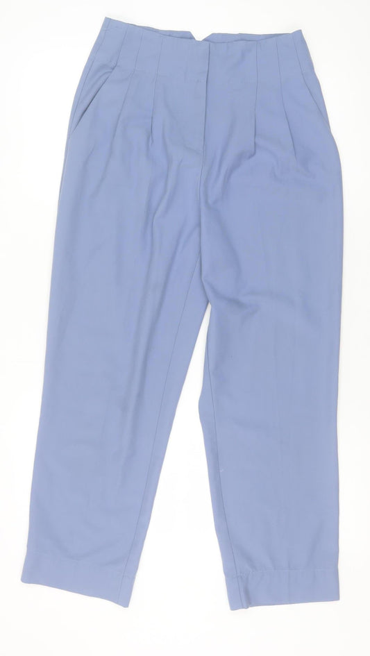 Womens UK Size M Y.A.S Regular Fit Casual Business Blue Trousers