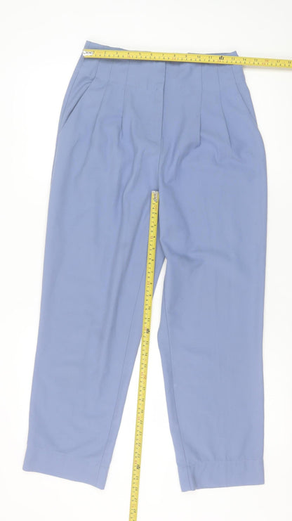 Womens UK Size M Y.A.S Regular Fit Casual Business Blue Trousers