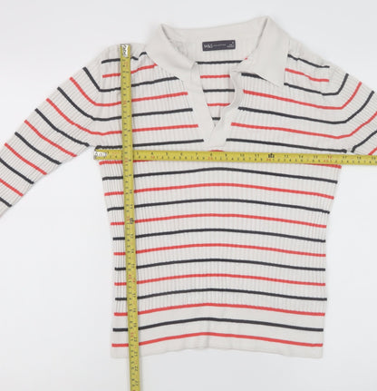 Womens UK Size 10 Marks and Spencer Ivory Pullover Jumper