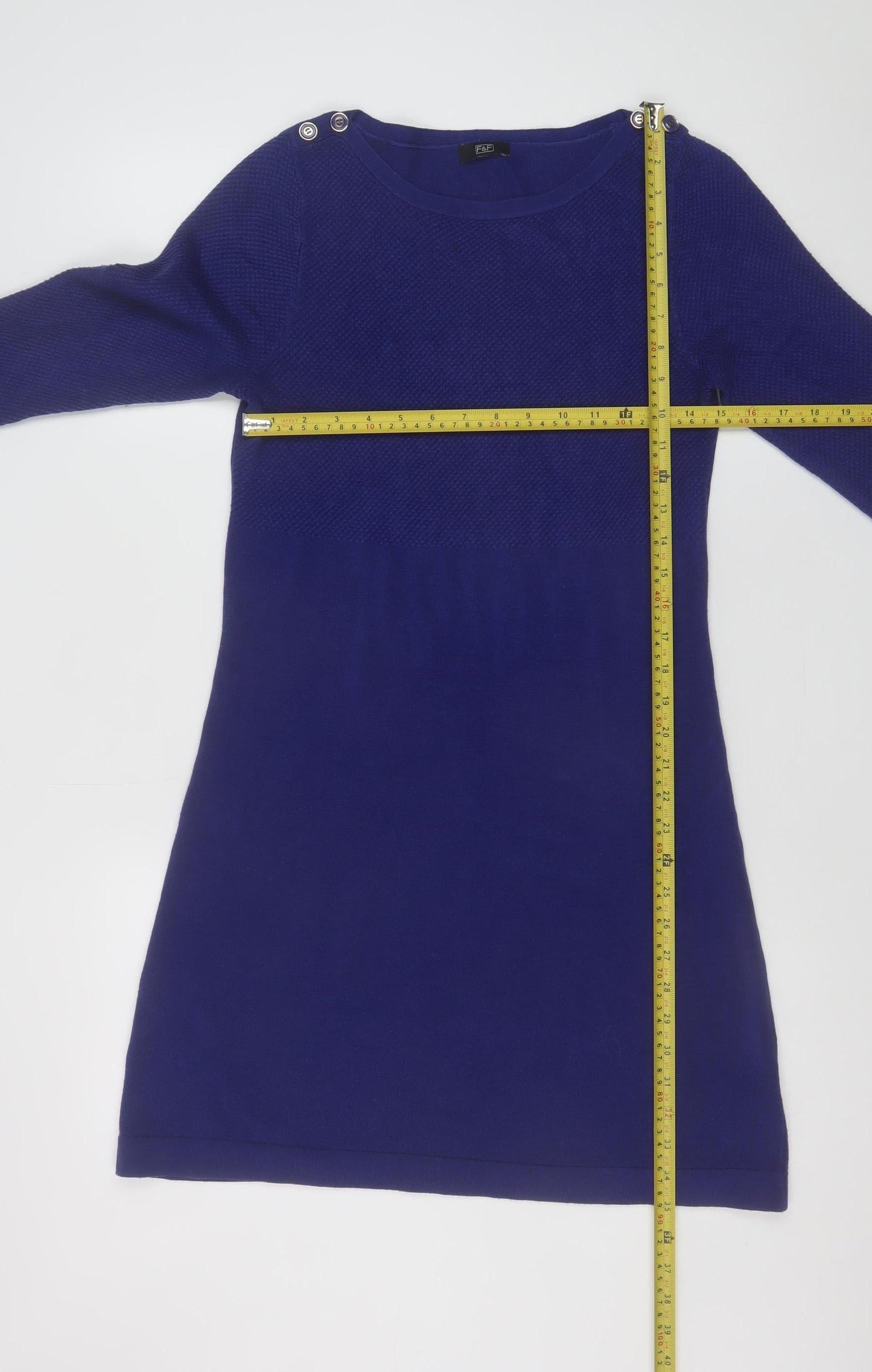 Womens UK Size 10 F&F Shift Dress