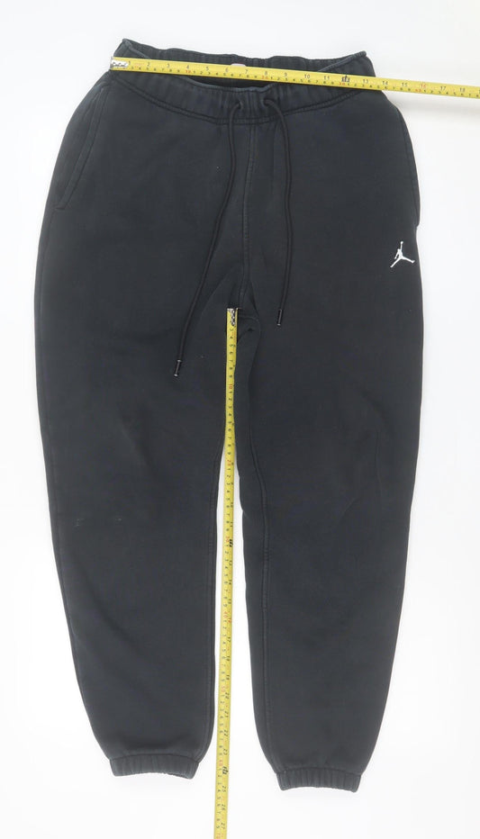 Mens UK Size S Jordan Regular Fit Jogger Black Trousers