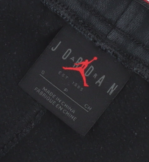 Mens UK Size S Jordan Regular Fit Jogger Black Trousers